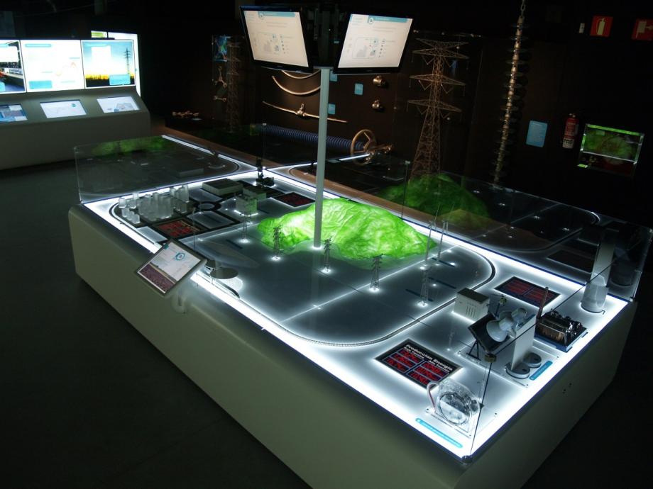 Vista general de la maqueta del sistema.