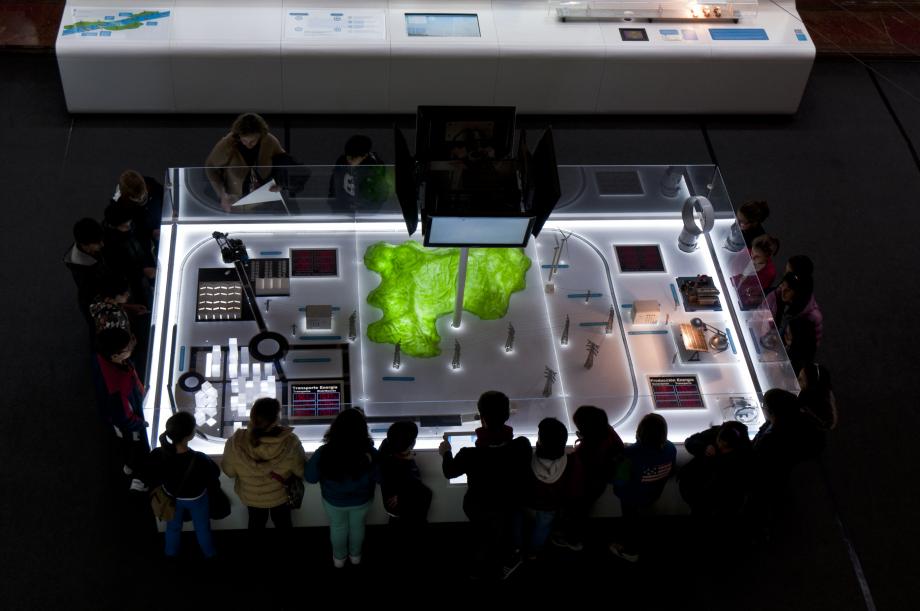 Ámbito 2: vista de la maqueta del sistema eléctrico.