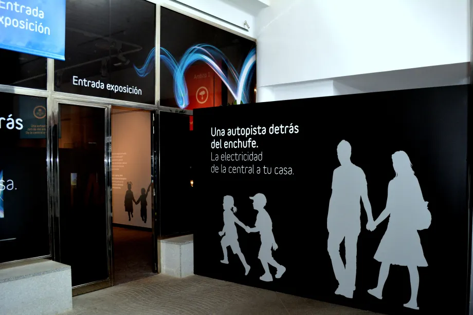 Entrance to the exhibition at the Open Museum of Merida.