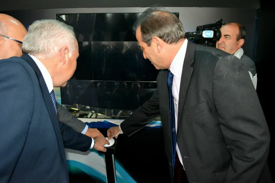 Authorities at the opening.