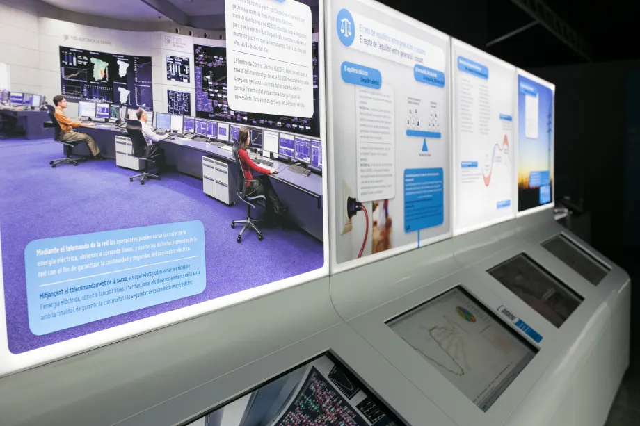 Exhibit space devoted electrical control centres (Cecoel).