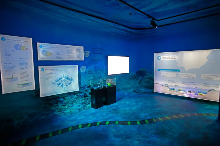 Espacio sobre interconexiones submarinas