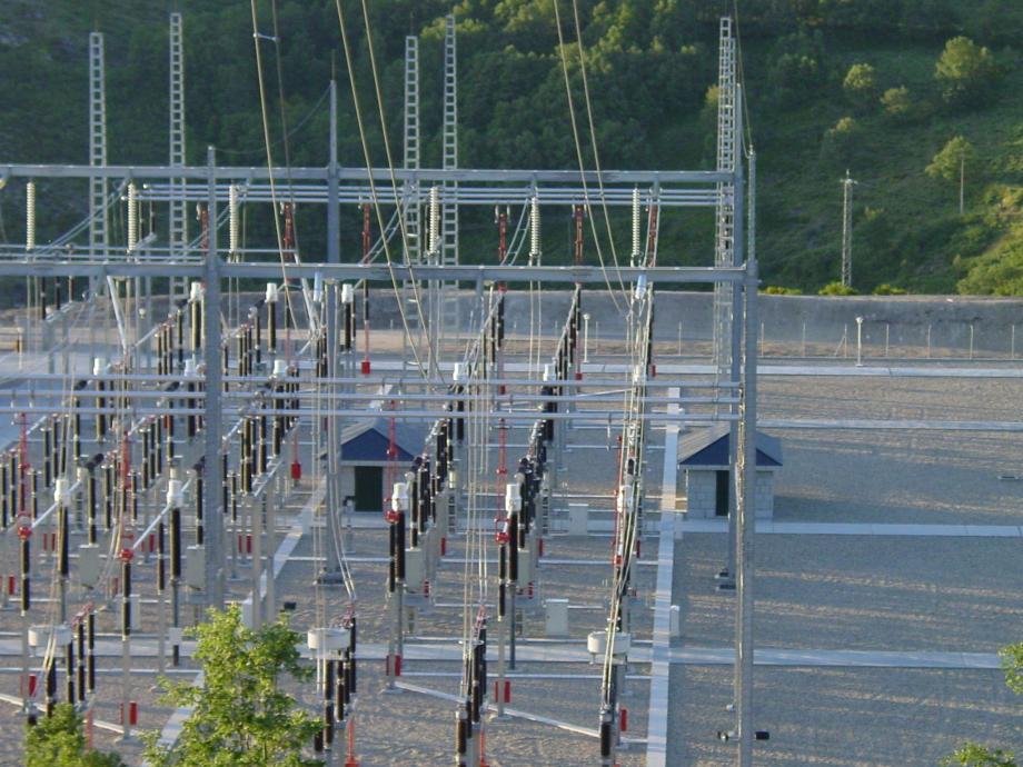 Parque de 400 kV de Red Eléctrica. Parque de 400 kV de Red Eléctrica.