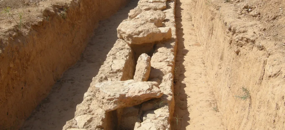 Yacimientos arqueológicos en Can Malat (Ibiza)