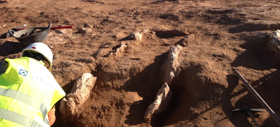 Yacimientos arqueológicos en Can Malat (Ibiza)