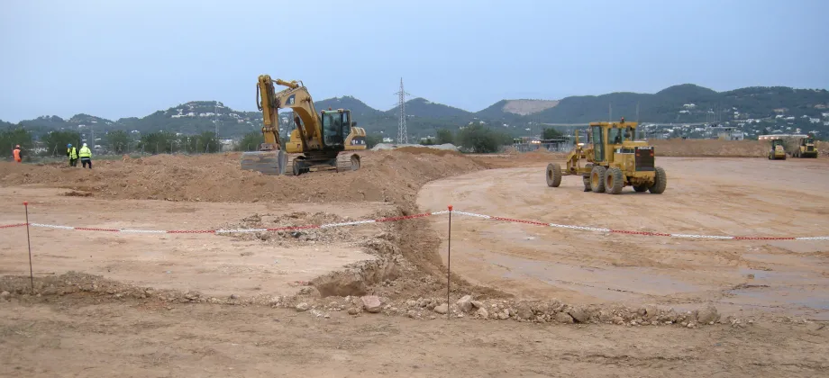 Yacimientos arqueológicos en Can Malat (Ibiza)