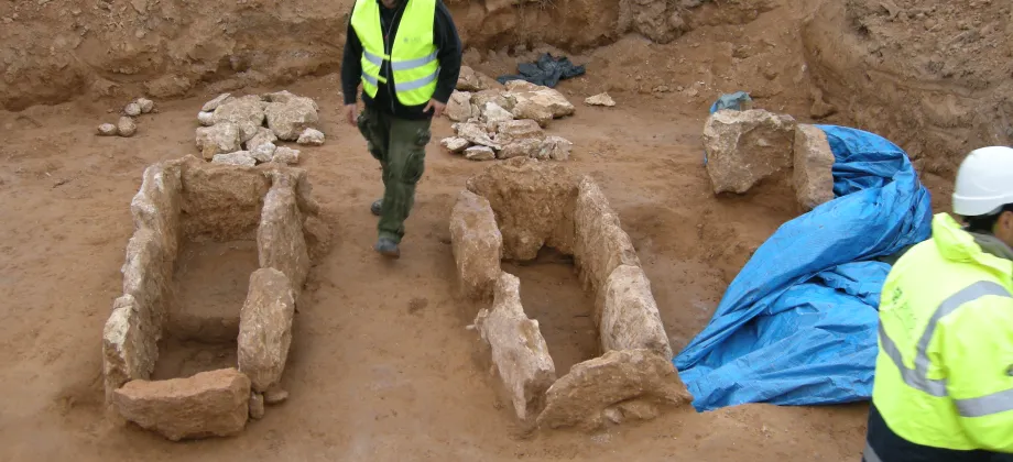 Yacimientos arqueológicos en Can Malat (Ibiza)