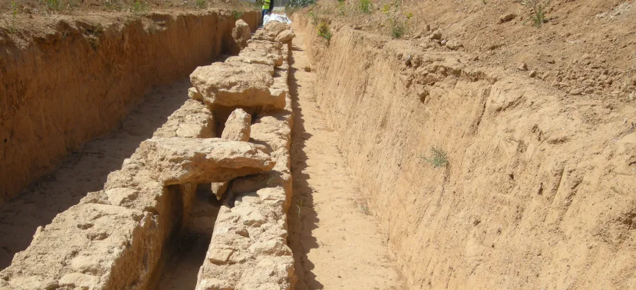 Yacimientos arqueológicos en Can Malat (Ibiza)