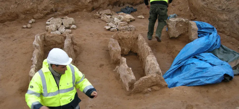 Yacimientos arqueológicos en Can Malat (Ibiza)