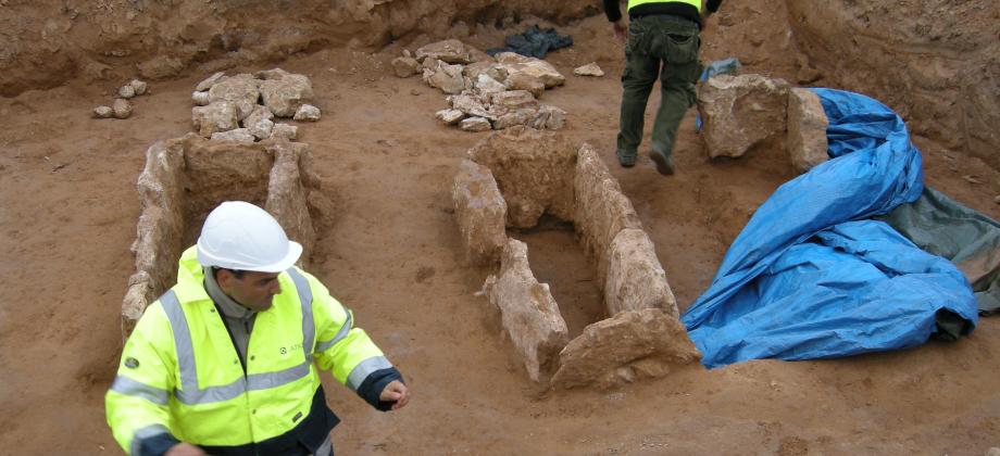 Yacimientos arqueológicos en Can Malat (Ibiza)