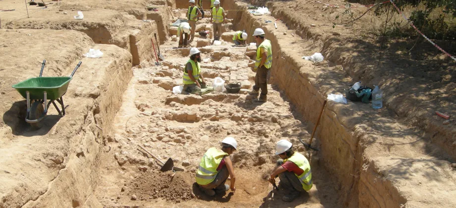 Yacimientos arqueológicos en Can Malat (Ibiza)