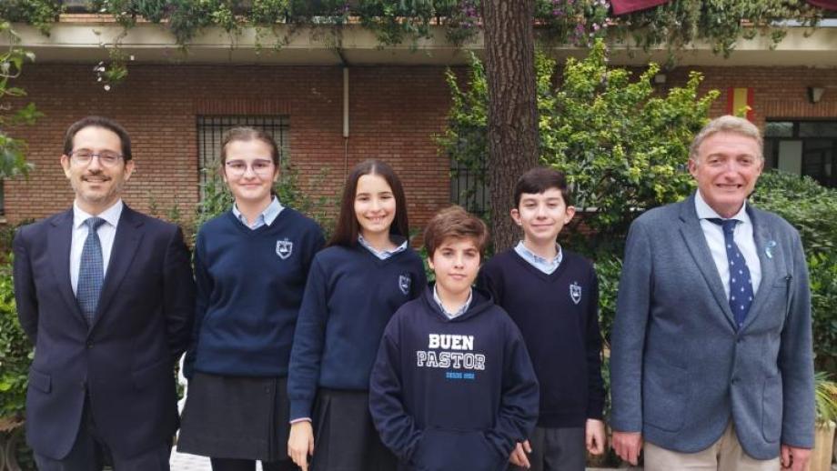 Los ganadores de 2º de ESO, del Colegio Buen Pastor, de Sevilla.