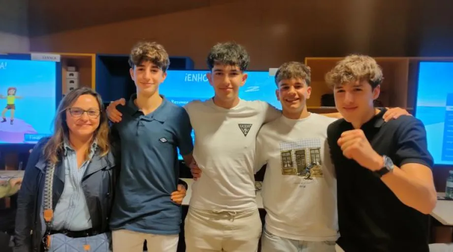 Los ganadores en la categoría de 4º de ESO: los alumnos del IES Bachiller Sabuco, de Albacete