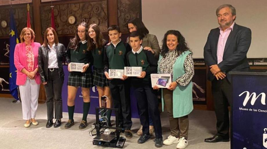 Los ganadadores de entREDes en la categoría de 1º ESO