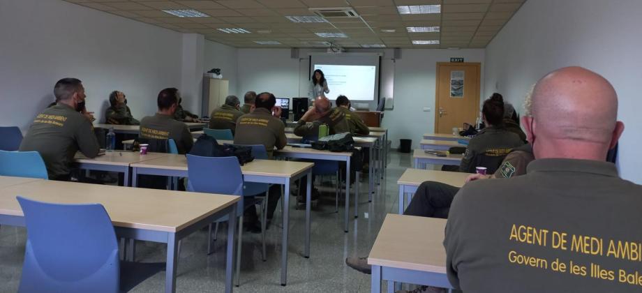 Formación a Agentes de Medio Ambiente de la Comunidad de Madrid y de Baleares 