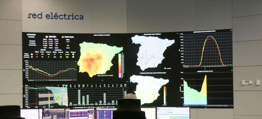 Red Eléctrica's Renewable Energy Control Center (Cecre). Red Eléctrica's Renewable Energy Control Center (Cecre).