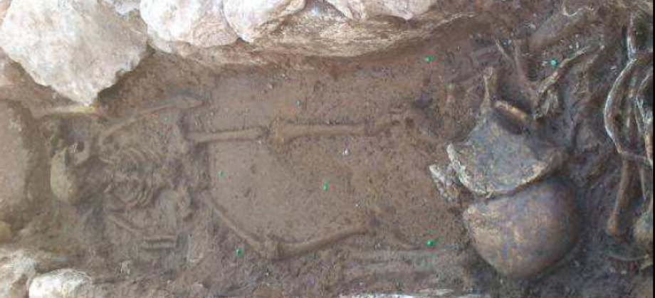 Detalle de la excavación en el yacimiento de Sequer de San Bernat, Alzira