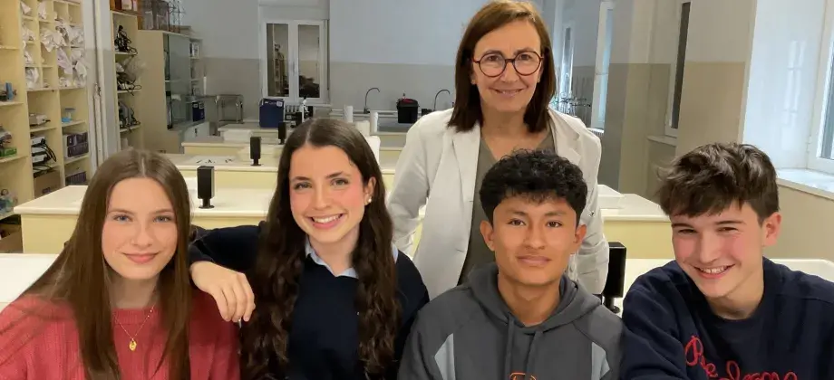Equipo ganador en 4º de ESO.