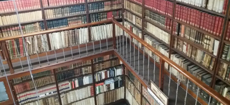 General view of the library.