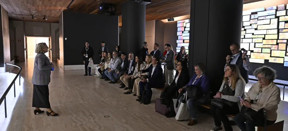 Los asistentes a las jornadas pudieron visitar la exposición permanente del Museo Arqueológico Nacional.