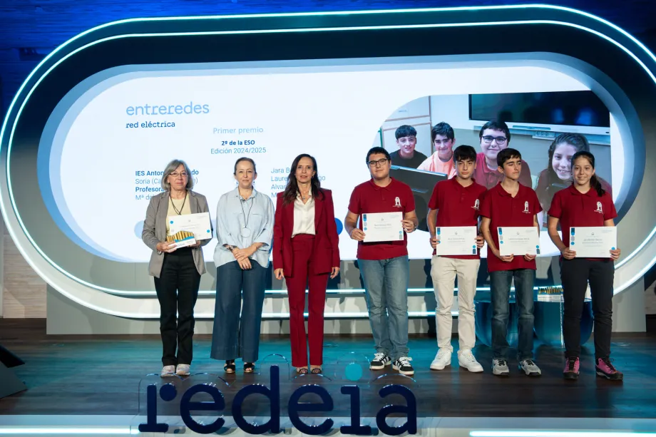 Equipo ganador de 2º de ESO del Instituto Antonio Machado, de Soria
