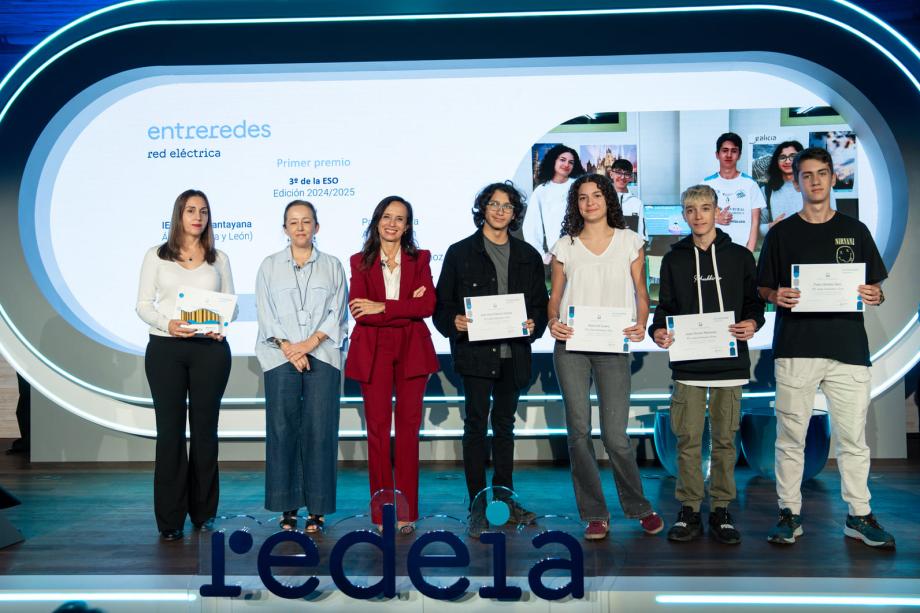 Equipo ganador de 3º de ESO del Instituto Jorge Santayana, de Ávila