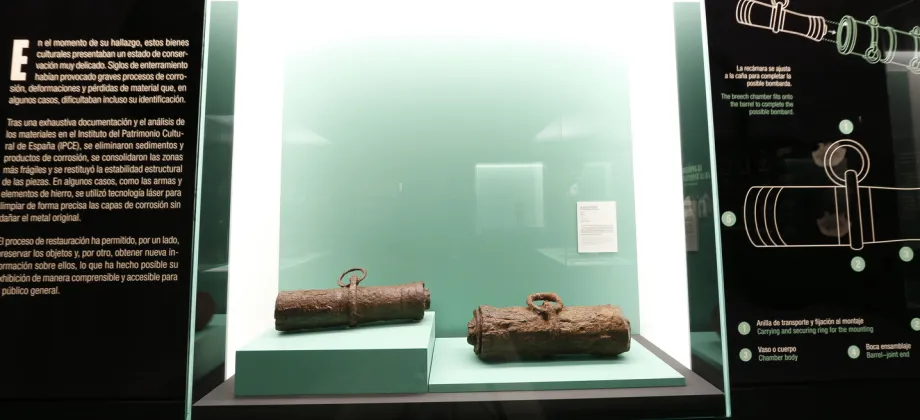 Objeto hallado en el almacén sepultado del Castillo de Monreal de Ariza