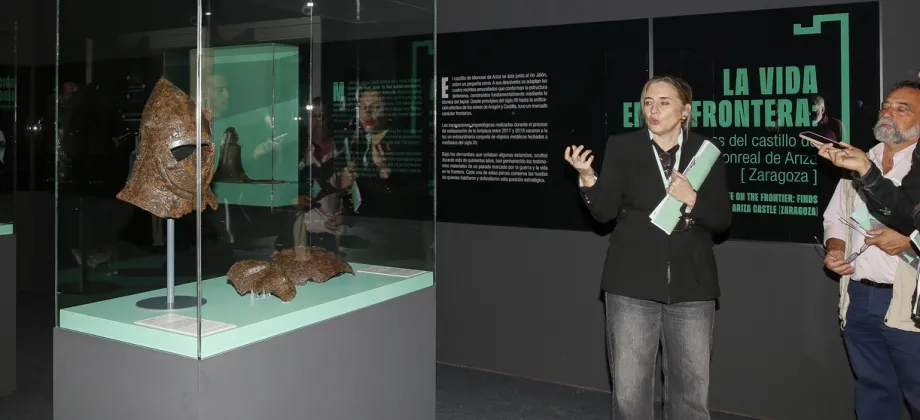 Inauguración de la exposición ‘La vida en la frontera. Hallazgos del Castillo de Monreal de Ariza’