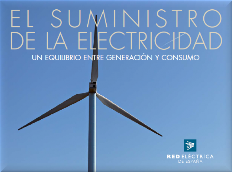 Front cover of 'El suministro de la electricidad. Un equilibrio entre generación y consumo'
